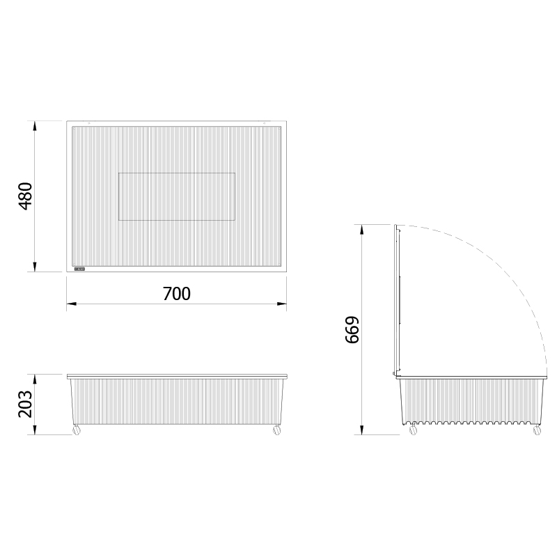 Roomy - Polycarbonate brown fumé 5